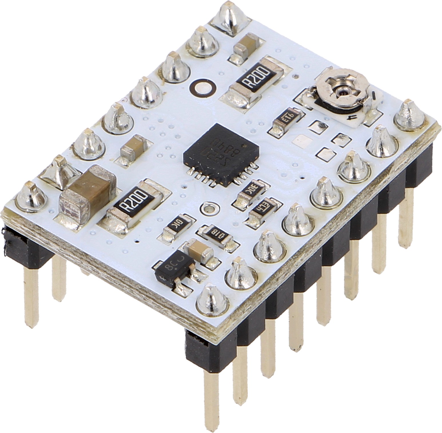 Low-voltage stepper motor controller